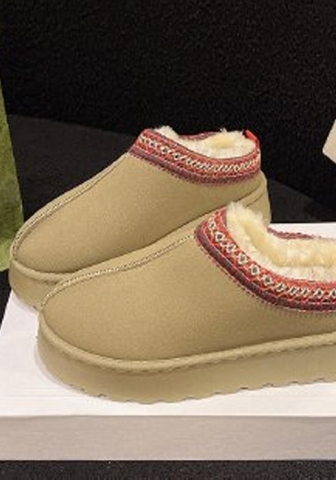 (Real Image)2024 Styles Women Fur-Lined Snow Boots with Plush Warmth and Thick Sole