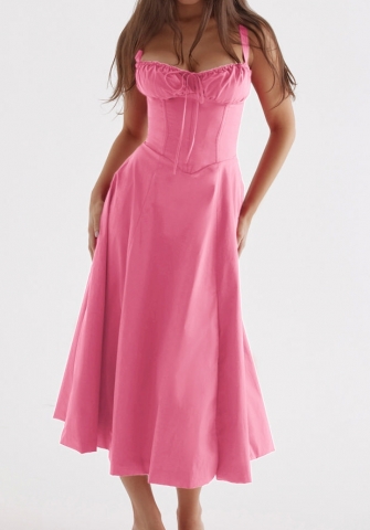 (Real Image)2024 Styles Women Elegant French-Style Strapless Dress