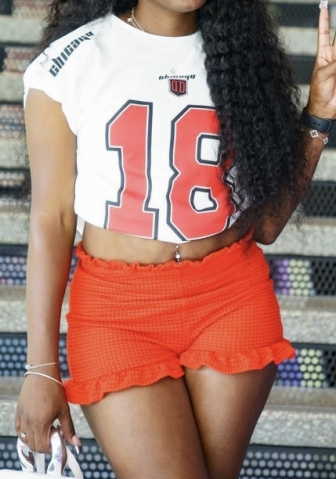 (Only Tops)2024 Styles Women Casual Sportswear Basketball T-Shirt