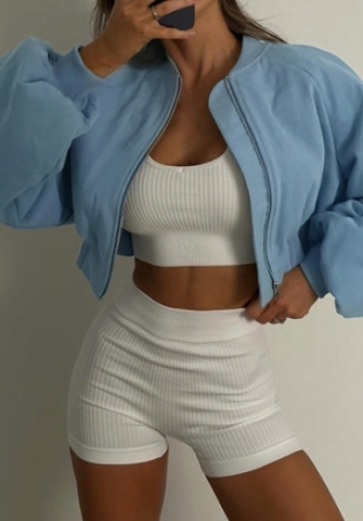 (Real Image,Only Tops)2024 Styles Women Cropped Puffer Jacket