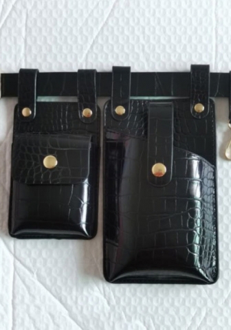 (Crocodile Texture Black,Real Image)2025 Styles Stylish PU Mini Phone Bag for Women: Trendy Shoulder Crossbody Bag with Unique Design
